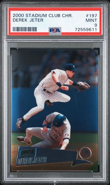 2000 Topps Stadium Club Chrome Derek Jeter #197 card image