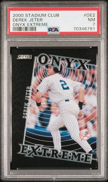 2000 Topps Stadium Club Derek Jeter Onyx Extreme #OE2 card image