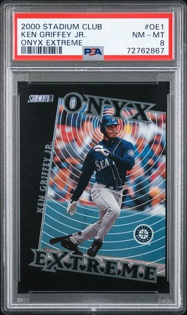 2000 Topps Stadium Club Ken Griffey Jr. Onyx Extreme #OE1 card image