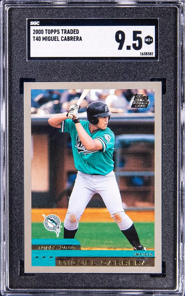 2000 Topps Traded Miguel Cabrea #T40 card image