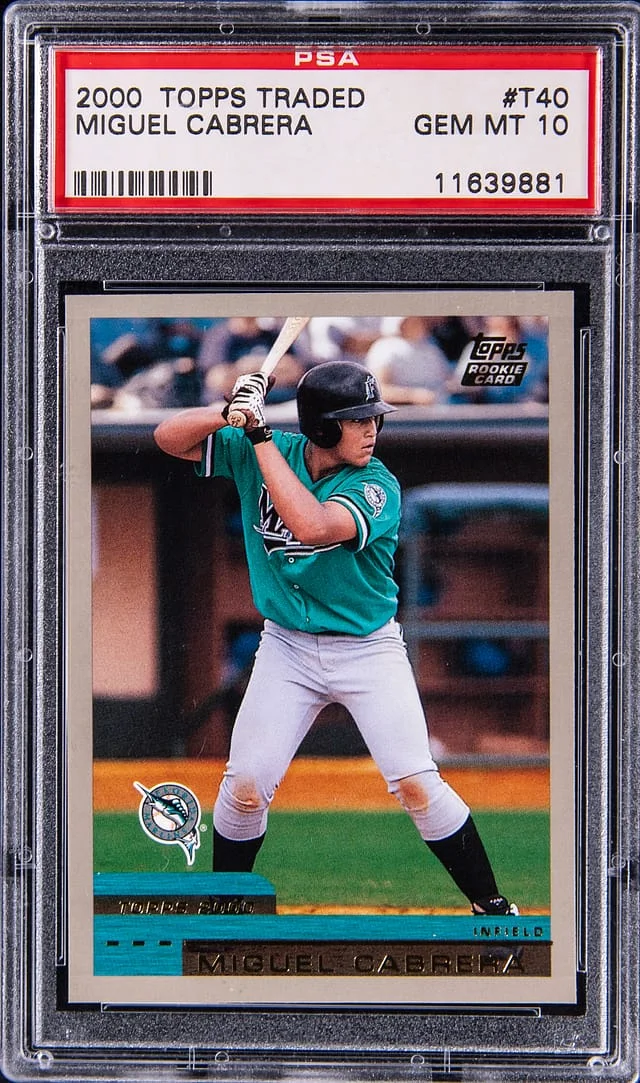 2000 Topps Traded Miguel Cabrera #T40 card image