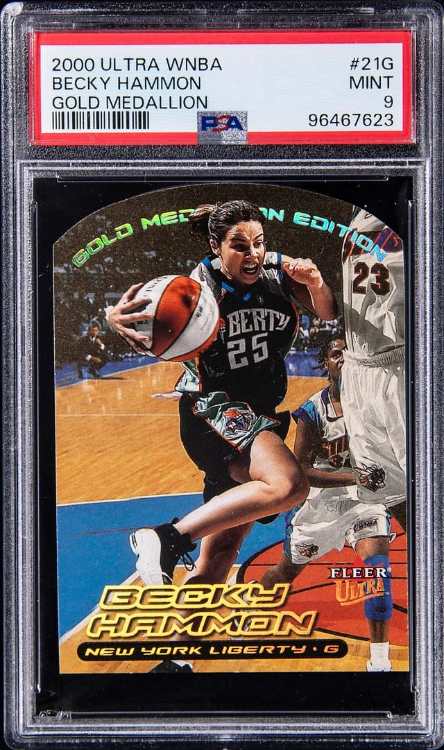 2000 Ultra Becky Hammon WNBA Gold Medallion #21G card image
