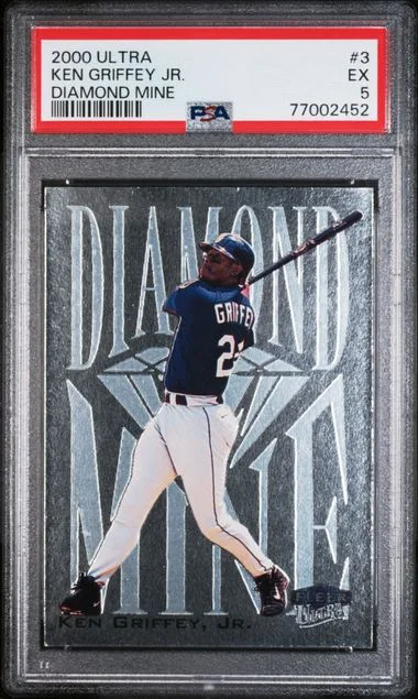 2000 Ultra Ken Griffey Jr. Diamond Mine #3 card image