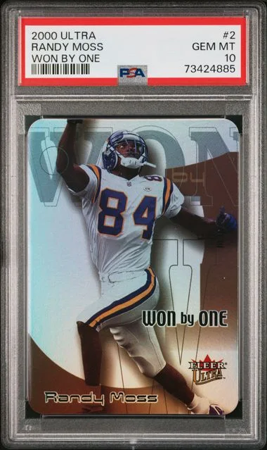 2000 Ultra Randy Moss Won By One #2 card image