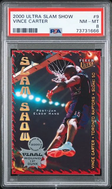 2000 Ultra Vince Carter Slam Show #9 card image