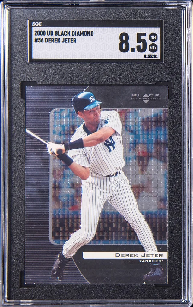 2000 Upper Deck Black Diamond Derek Jeter #56 card image