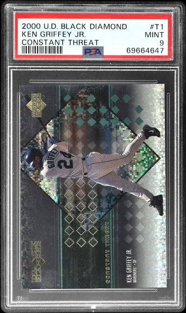 2000 Upper Deck Black Diamond Ken Griffey Jr. Constant Threat #T1 card image