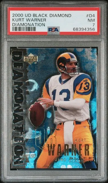 2000 Upper Deck Black Diamond Kurt Warner Diamonation #D4 card image