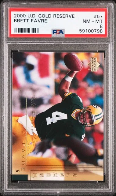 2000 Upper Deck Brett Favre Gold Reserve #57 card image