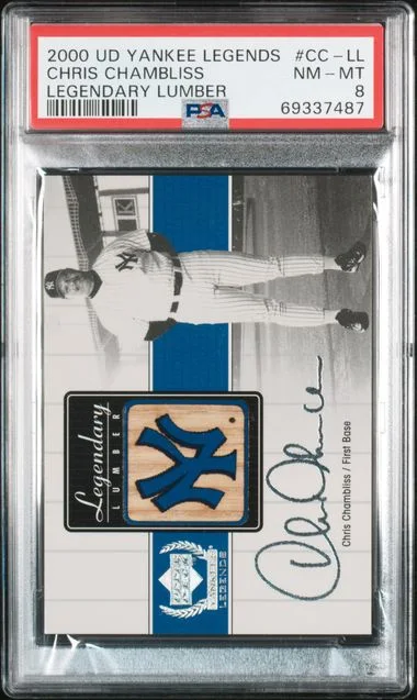2000 Upper Deck Chris Chambliss Yankees Legends Legendary Lumber #CC-LL card image