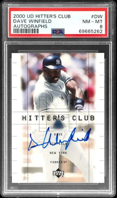 2000 Upper Deck Dave Winfield Hitter's Club Autograph Autographs #DW card image