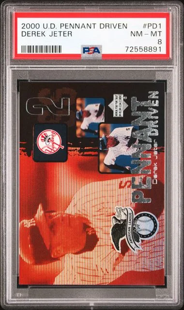 2000 Upper Deck Derek Jeter Pennant Driven #PD1 card image