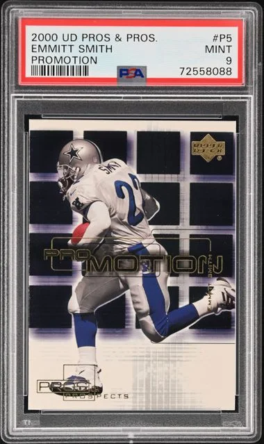 2000 Upper Deck Emmitt Smith Pros & Prospects Promotion #P5 card image