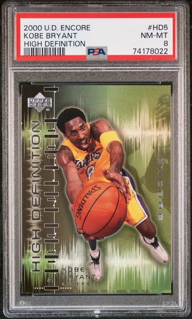 2000 Upper Deck Encore Kobe Bryant High Definition #HD5 card image