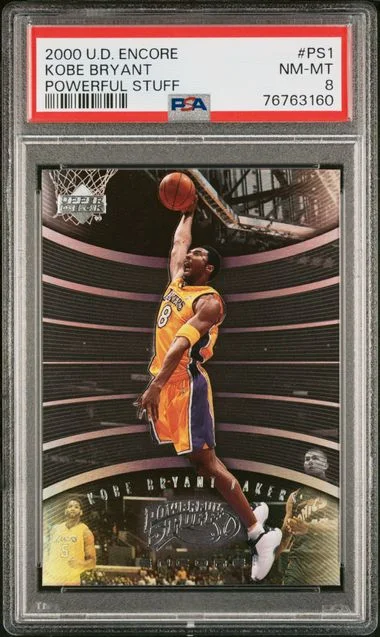 2000 Upper Deck Encore Kobe Bryant Powerful Stuff #PS1 card image