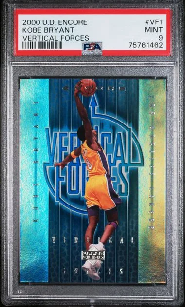 2000 Upper Deck Encore Kobe Bryant Vertical Forces #VF1 card image