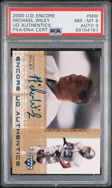 2000 Upper Deck Encore Michael Wiley UD Authentics #MW card image