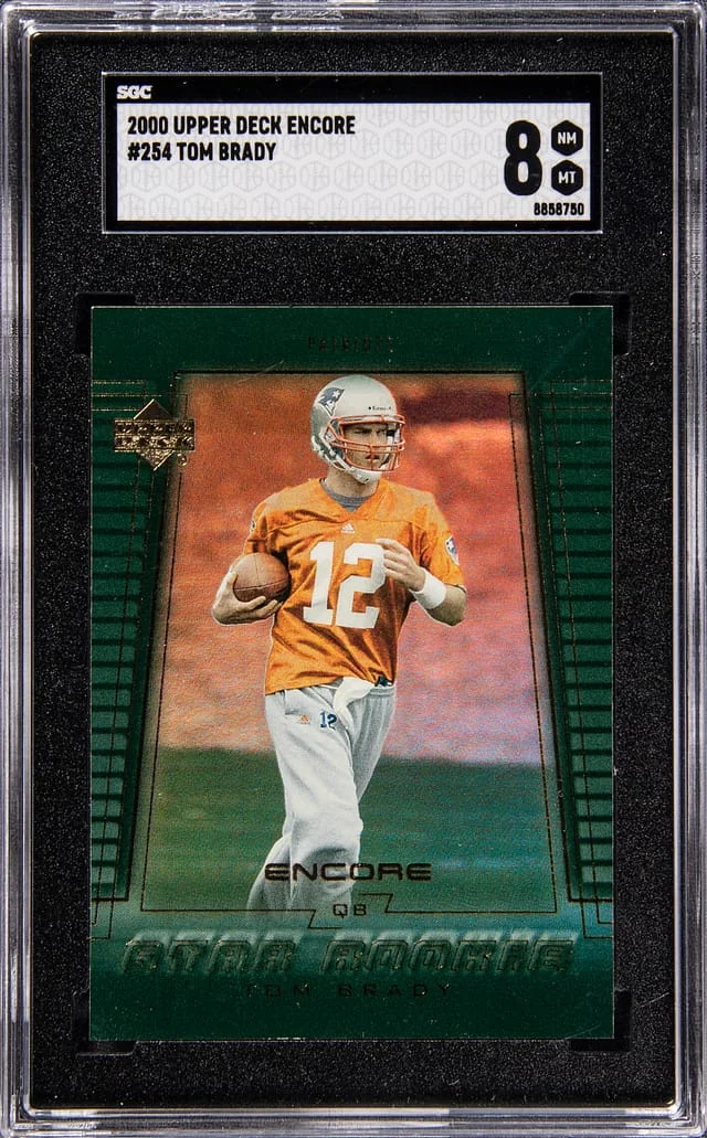 2000 Upper Deck Encore Tom Brady #254 card image