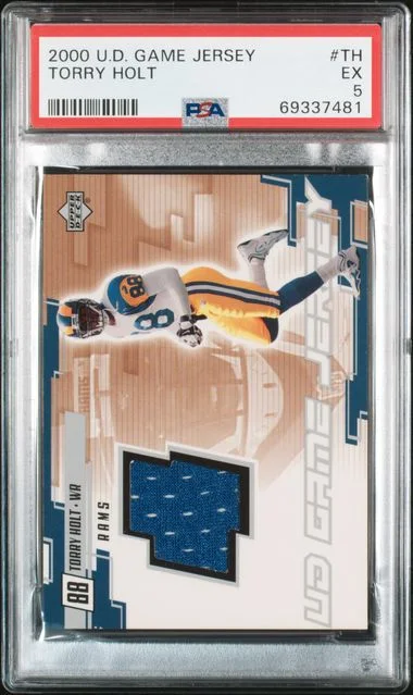 2000 Upper Deck Game Jersey Torry Holt #TH card image