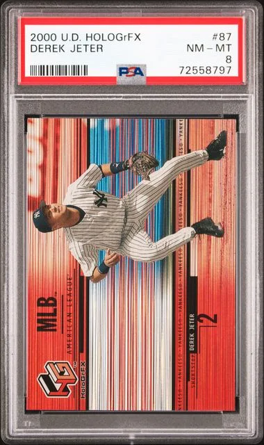 2000 Upper Deck HoloGrFX Derek Jeter #87 card image