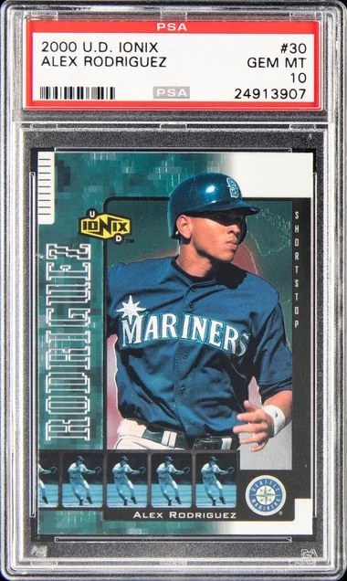2000 Upper Deck Ionix Alex Rodriguez #30 card image