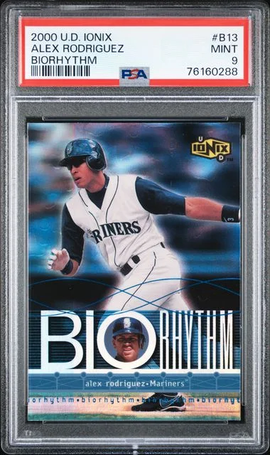 2000 Upper Deck Ionix Alex Rodriguez Biorhythm #B13 card image