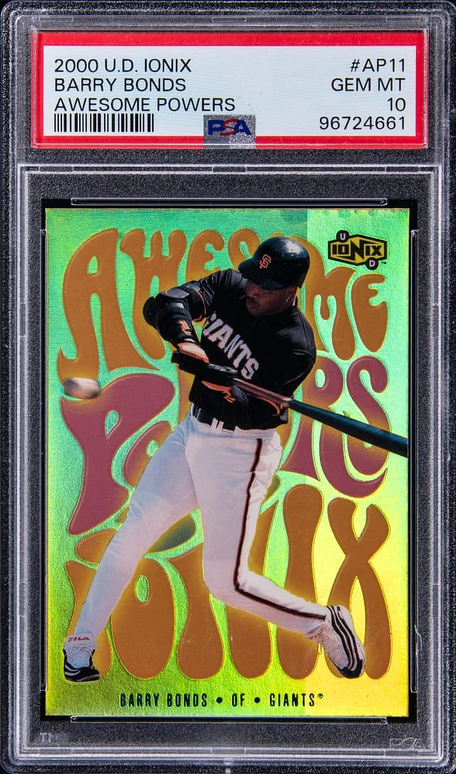 2000 Upper Deck Ionix Barry Bonds Awesome Powers #AP11 card image