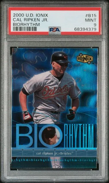 2000 Upper Deck Ionix Cal Ripken Jr. Biorhythm #B15 card image