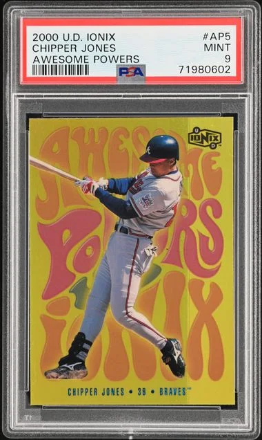 2000 Upper Deck Ionix Chipper Jones Awesome Powers #AP5 card image