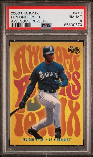 2000 Upper Deck Ionix Ken Griffey Jr. Awesome Powers #AP1 card image