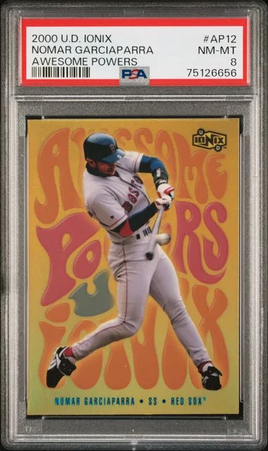2000 Upper Deck Ionix Nomar Garciaparra Awesome Powers #AP12 card image