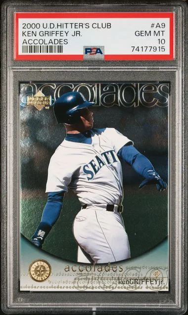 2000 Upper Deck Ken Griffey Jr. Hitter's Club Accolades #A9 card image