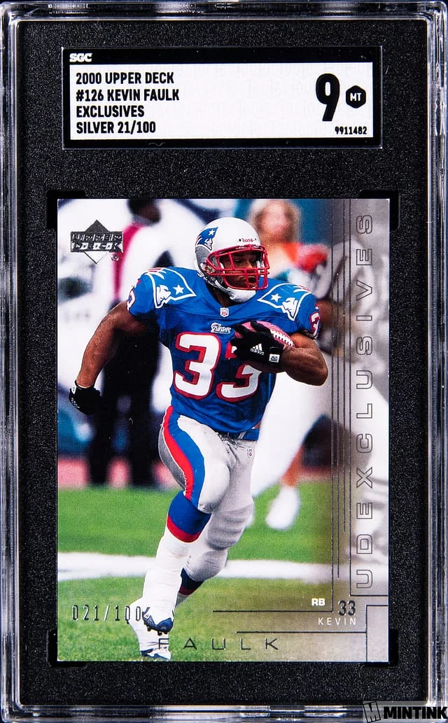 2000 Upper Deck Kevin Faulk Exclusives Silver #126 card image