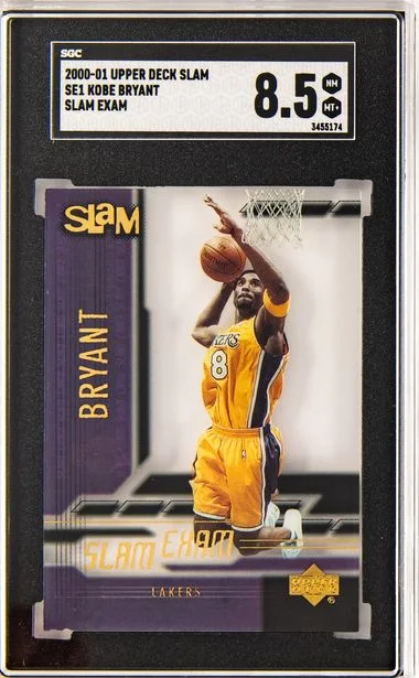 2000 Upper Deck Kobe Bryant Slam Slam Exam #Se1 card image