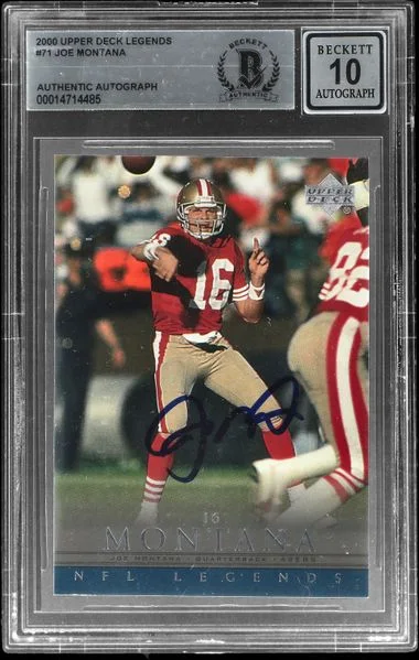 2000 Upper Deck Legends Joe Montana #71 card image