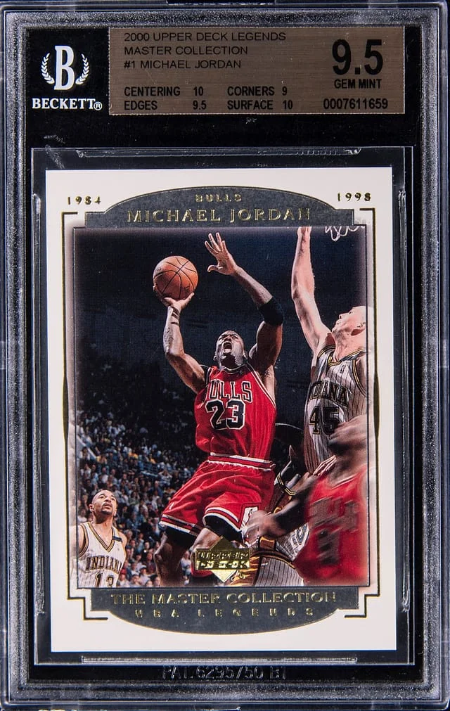 2000 Upper Deck Legends Michael Jordan Master Collection #1 card image