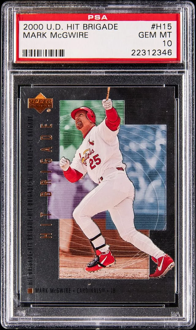2000 Upper Deck Mark McGwire Hit Brigade #H15 card image