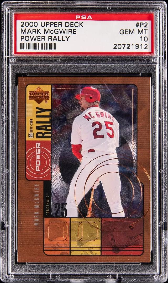 2000 Upper Deck Mark McGwire Power Rally #P2 card image