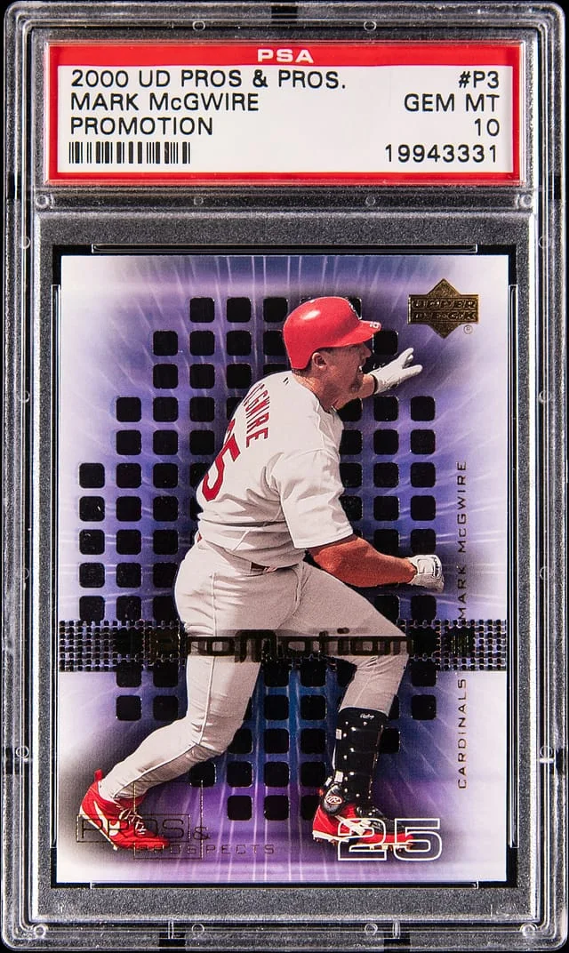 2000 Upper Deck Mark McGwire Pros & Prospects Promotion #P3 card image