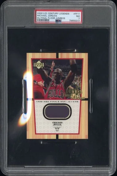 2000 Upper Deck Michael Jordan Century Legends MJ Final Floor Jumbos #Ff11 card image