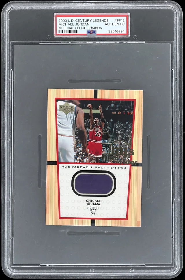 2000 Upper Deck Michael Jordan Century Legends MJ Final Floor Jumbos #FF12 card image