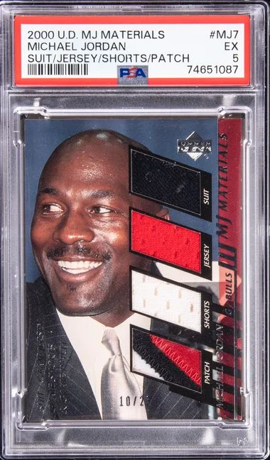 2000 Upper Deck Michael Jordan MJ Materials #MJ7 card image
