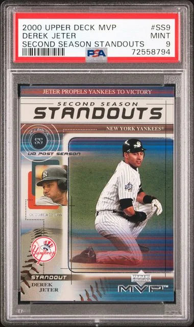 2000 Upper Deck MVP Derek Jeter Second Season Standouts #SS9 card image