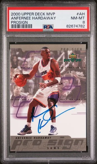 2000 Upper Deck MVP Prosign Ah Anfernee Hardaway #no-number card image