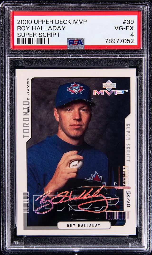 2000 Upper Deck MVP Roy Halladay Super Script #39 card image