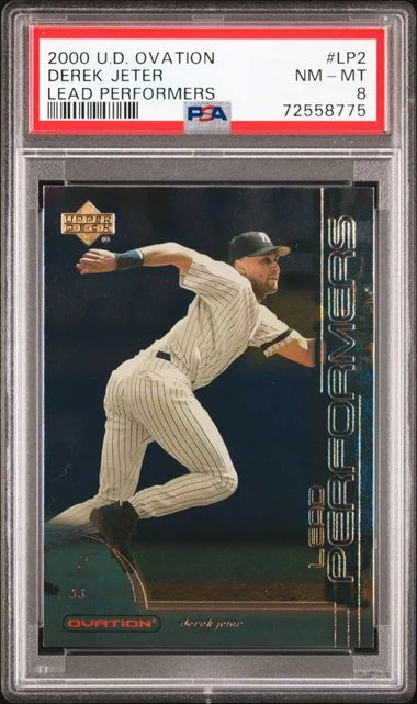 2000 Upper Deck Ovation Derek Jeter Lead Performers #LP2 card image