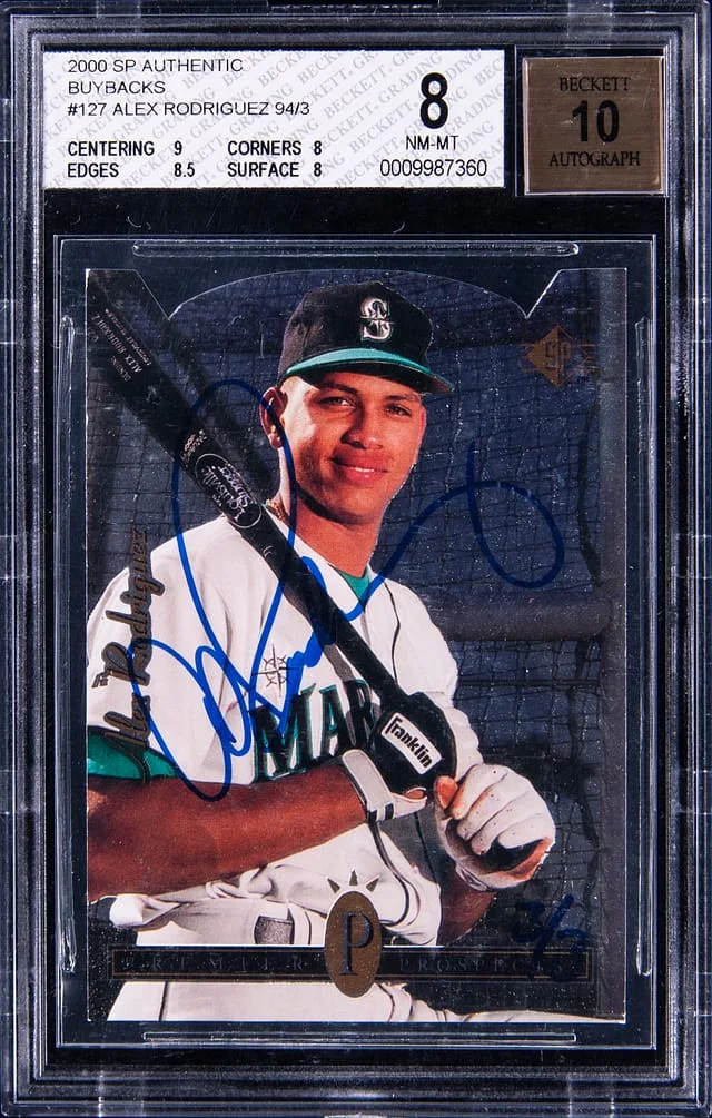 2000 Upper Deck SP Authentic Alex Rodriguez Buybacks #127 card image