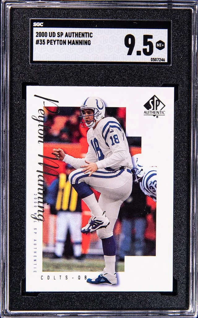 2000 Upper Deck SP Authentic Peyton Manning #35 card image