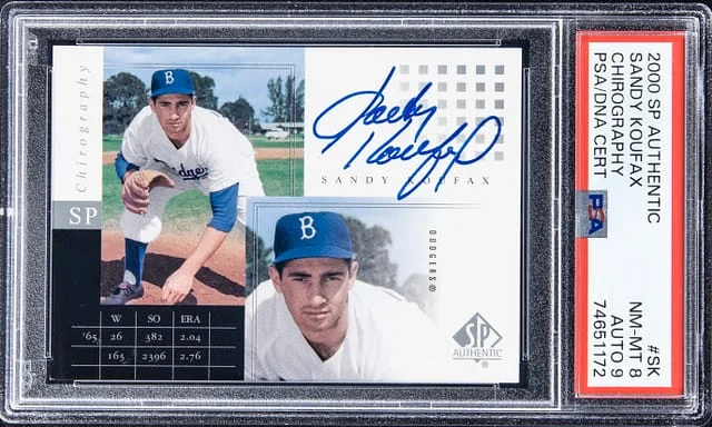 2000 Upper Deck SP Authentic Sandy Koufax Chirography #SK card image