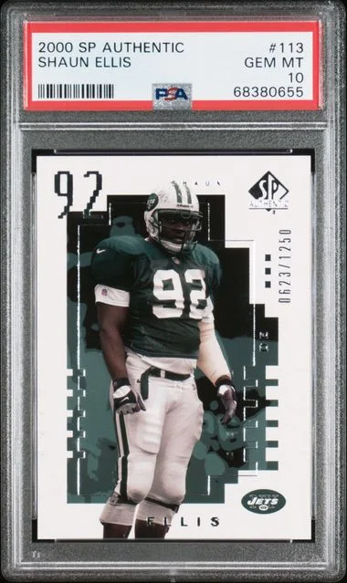 2000 Upper Deck SP Authentic Shaun Ellis #113 card image